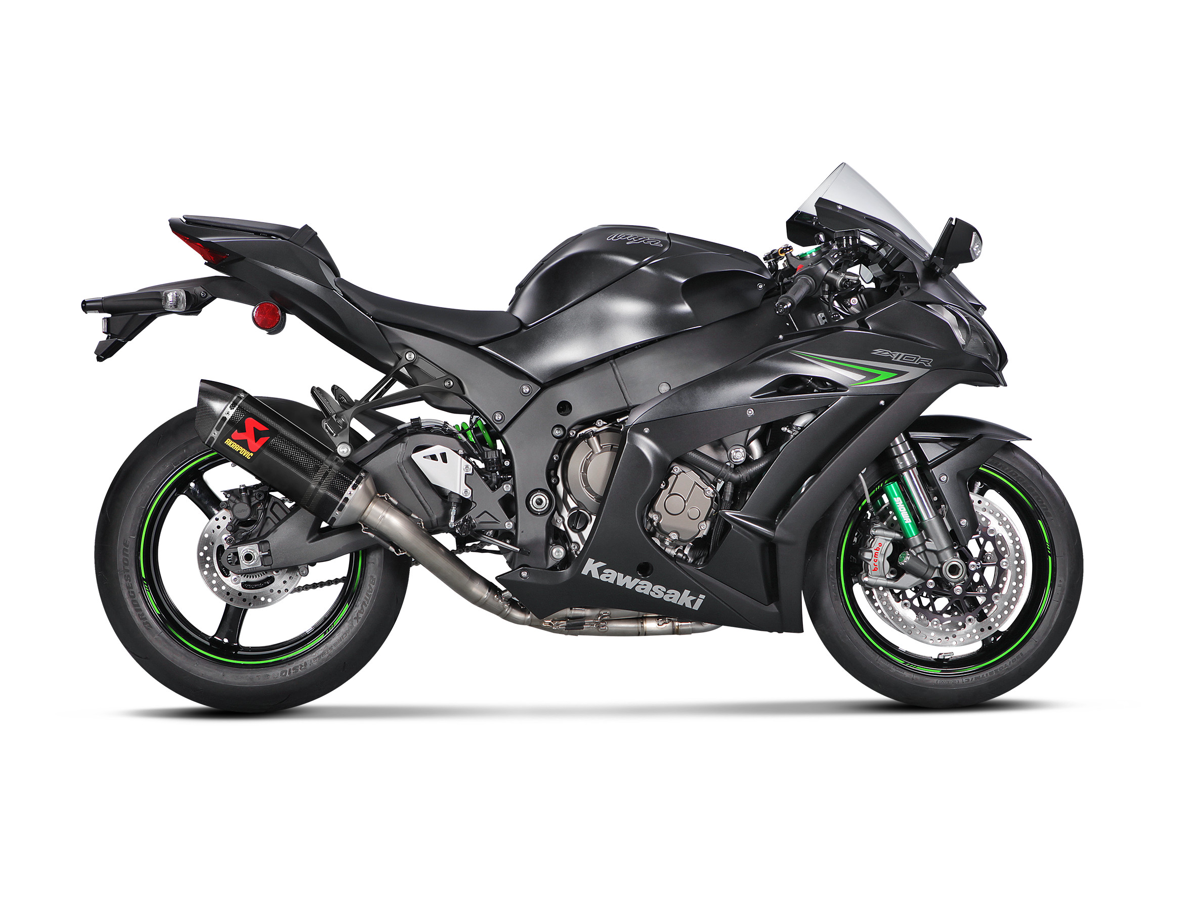 Evolution Carbon Fiber Full Exhaust - 16-20 Kawasaki ZX10R - Click Image to Close