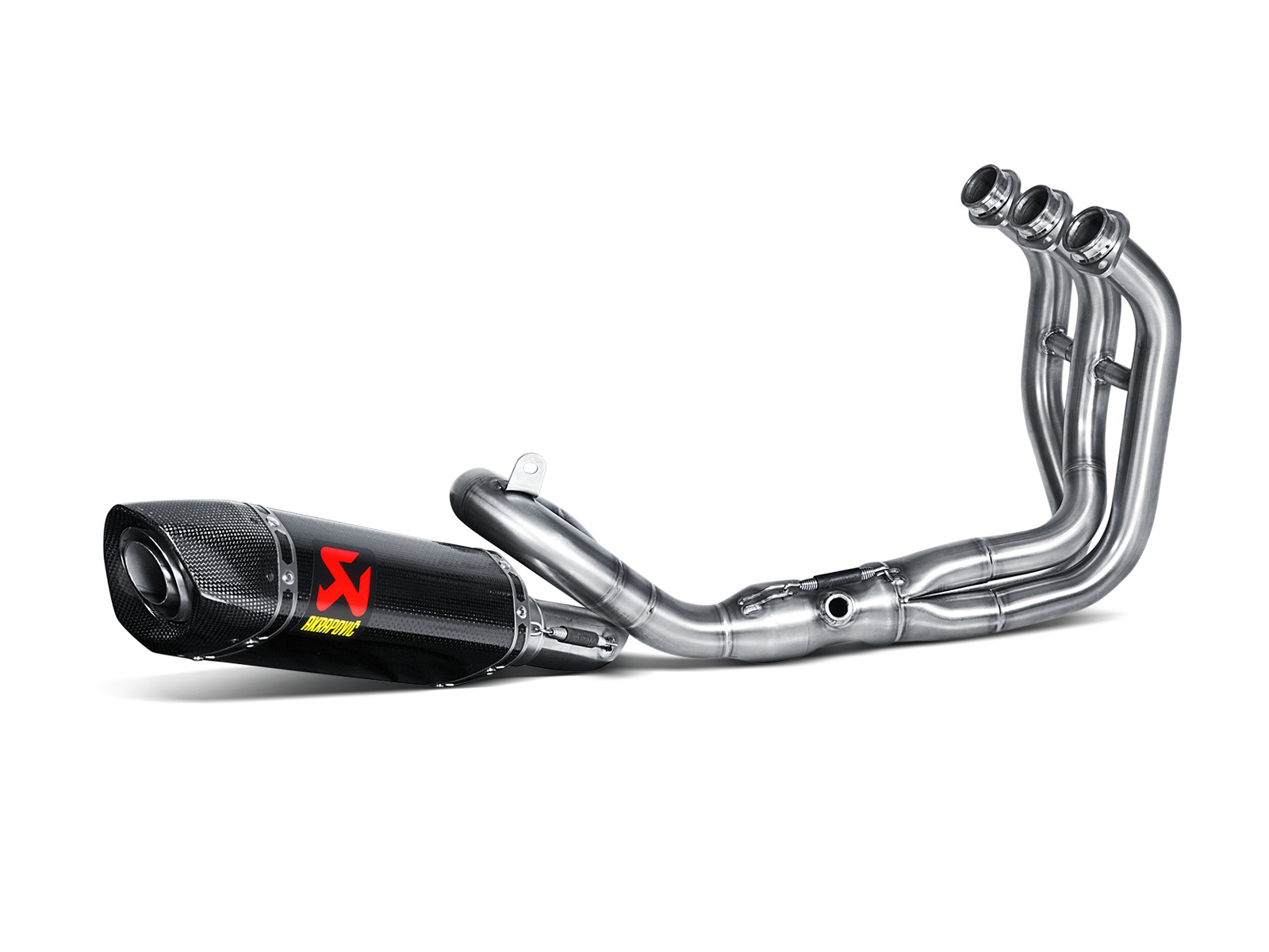 Stainless Steel Carbon Fiber Full Exhaust - For 14-20 Yamaha FZ-09 MT-09 XSR900 - Click Image to Close