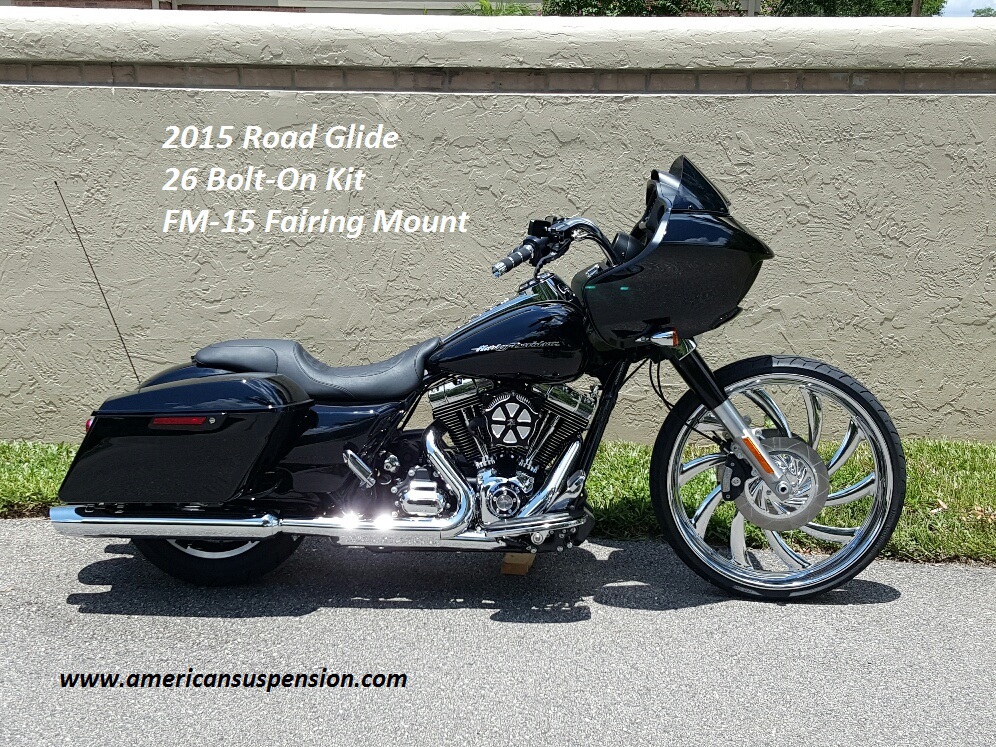 Fairing Mount - 15-16 HD Road Glide - Click Image to Close