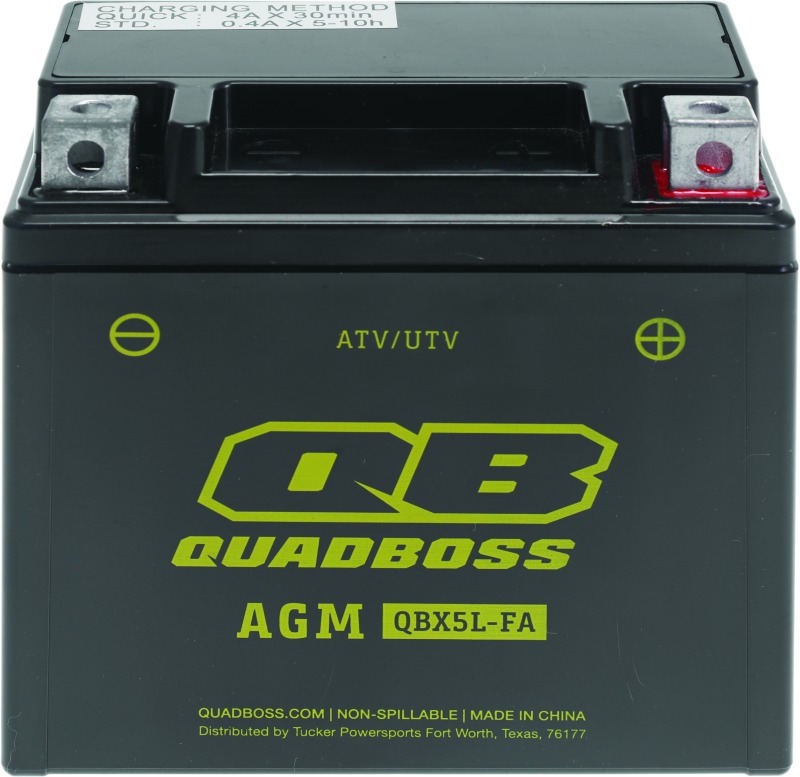 QuadBoss Maintenance-Free AGM Battery - Click Image to Close
