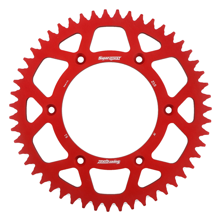Aluminum Rear Sprocket 51T Red - Click Image to Close