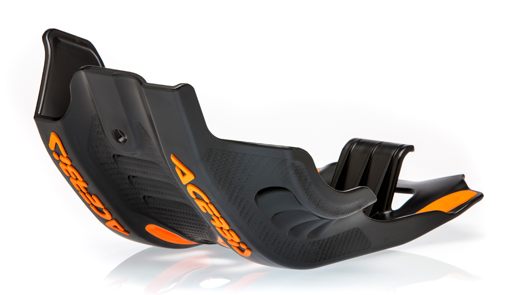 Skid Plate - Black - For 17-18 KTM 500EXCF - Click Image to Close