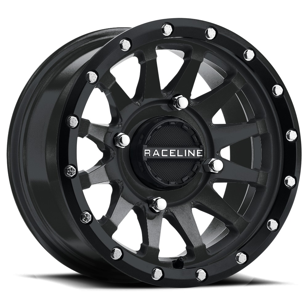 Black 14X7 A95B Trophy Simulated Beadlock Wheel 4/156 4+3 +10MM - Click Image to Close