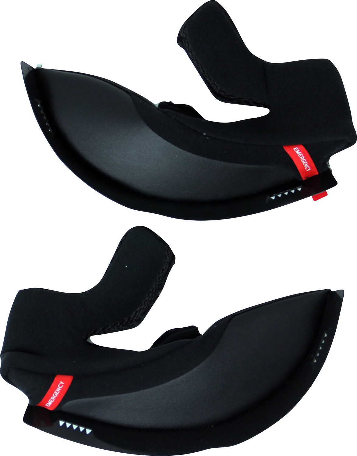 6D ATS-1R Helmet Cheek Pads Black L/2XL - Replacement cheek pads for 6D ATS-1R helmet - Click Image to Close