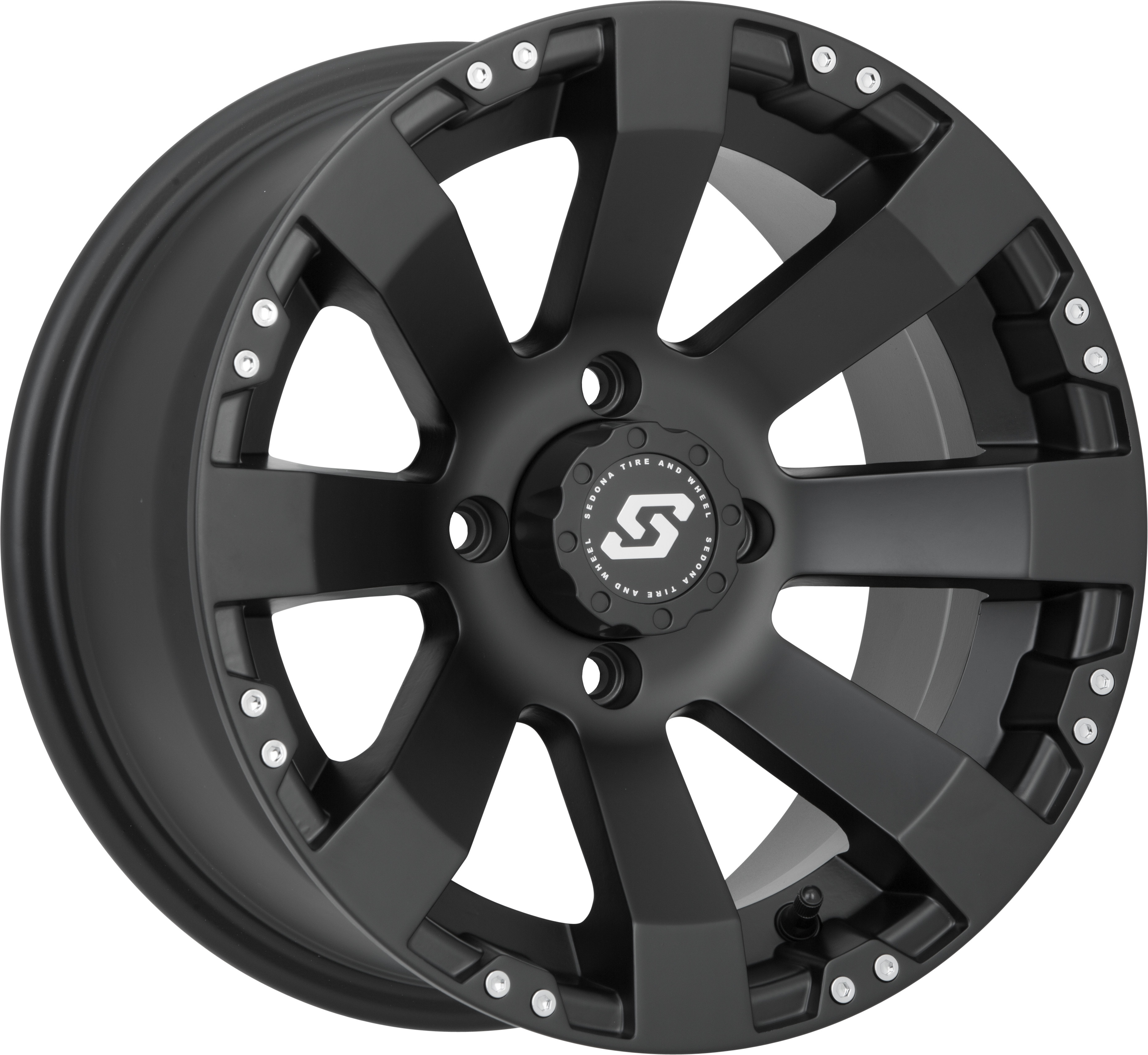 Spyder Wheel Black 4/137 12X7 5+2 - Click Image to Close