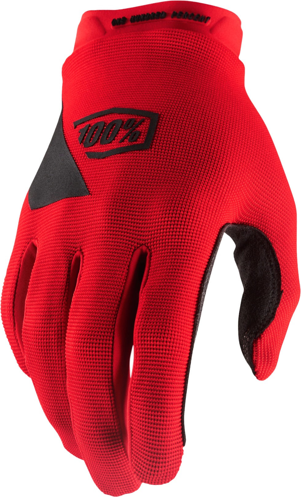 100 Percent Ridecamp Gloves Red Large - Durable offroad gloves in Red, Size Large - Click Image to Close