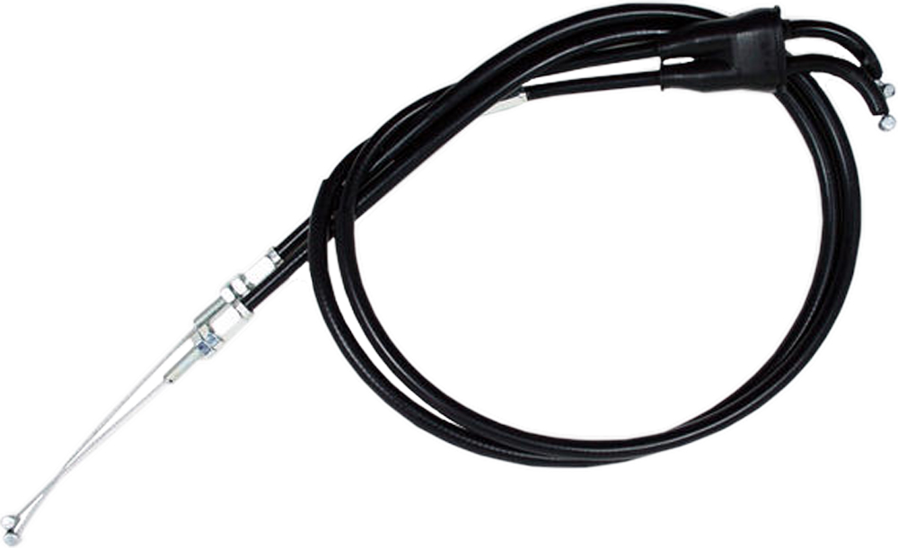 Black Vinyl Throttle Cable - Suzuki DR250/350 - Click Image to Close