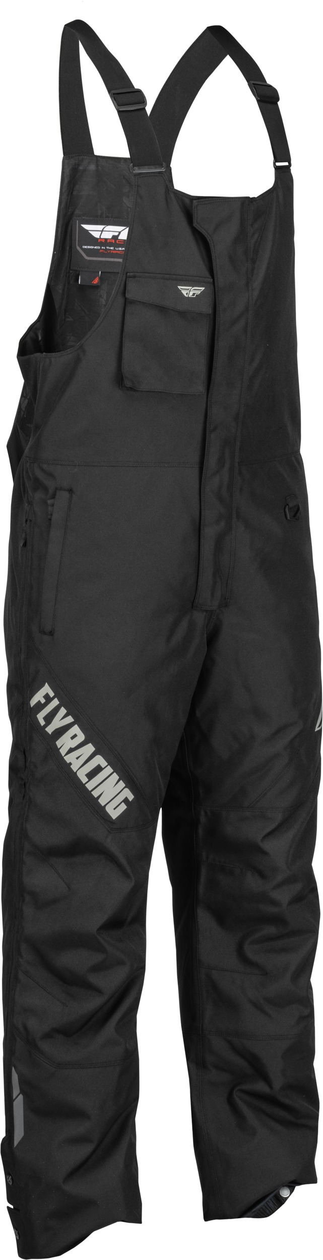 Fly Racing Aurora Bib Black 2X-Large Snow Pants - Insulated snow bib pants, Black, Size 2X-Large - Click Image to Close