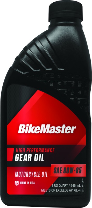 BikeMaster 80W85 Transmission Oil - Case of 12 Quarts - 80W85 transmission oil, 1 quart, universal use - Click Image to Close
