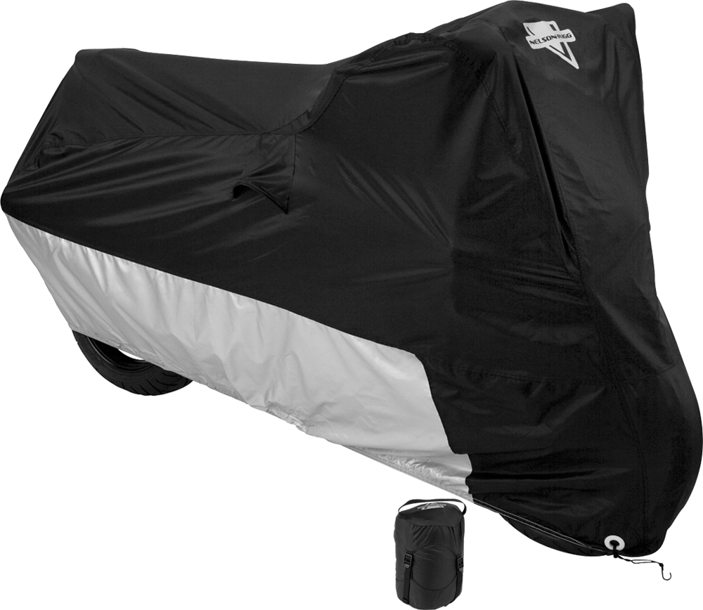 Deluxe All Season Cycle Cover Black Large - Click Image to Close