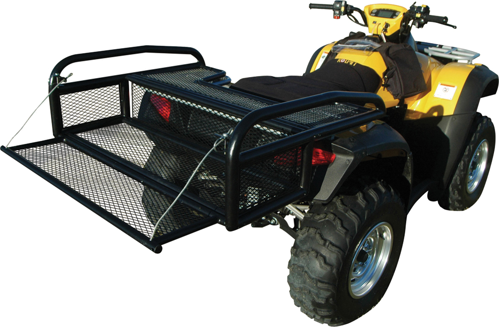 Kolpin Rear Drop Basket for ATV and UTV - Collapsible rear drop rack for ATV/UTV - Click Image to Close