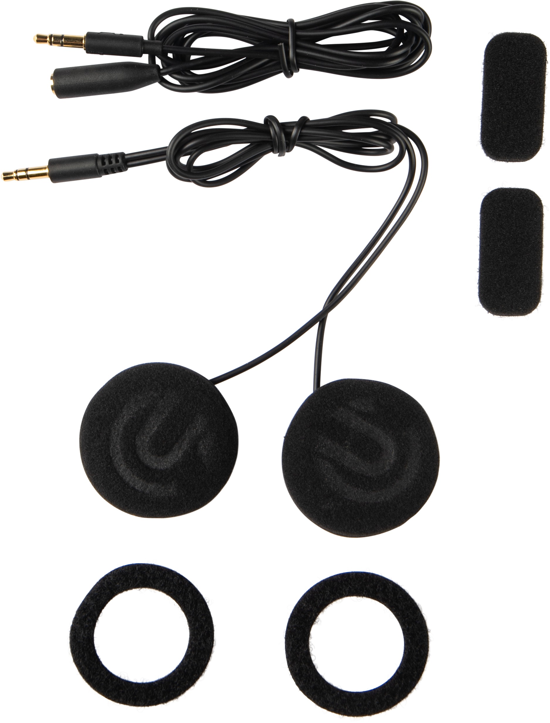 UCLEAR HDS10X 40mm Helmet Speakers with 3.5mm Jack Universal - 40mm helmet speakers, 3.5mm jack, universal fit - Click Image to Close