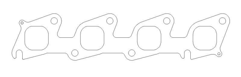 Cometic .030" MLS Exhaust Gasket 1.575" Square Port Fits Nissan KA24DE 91-98 - Click Image to Close
