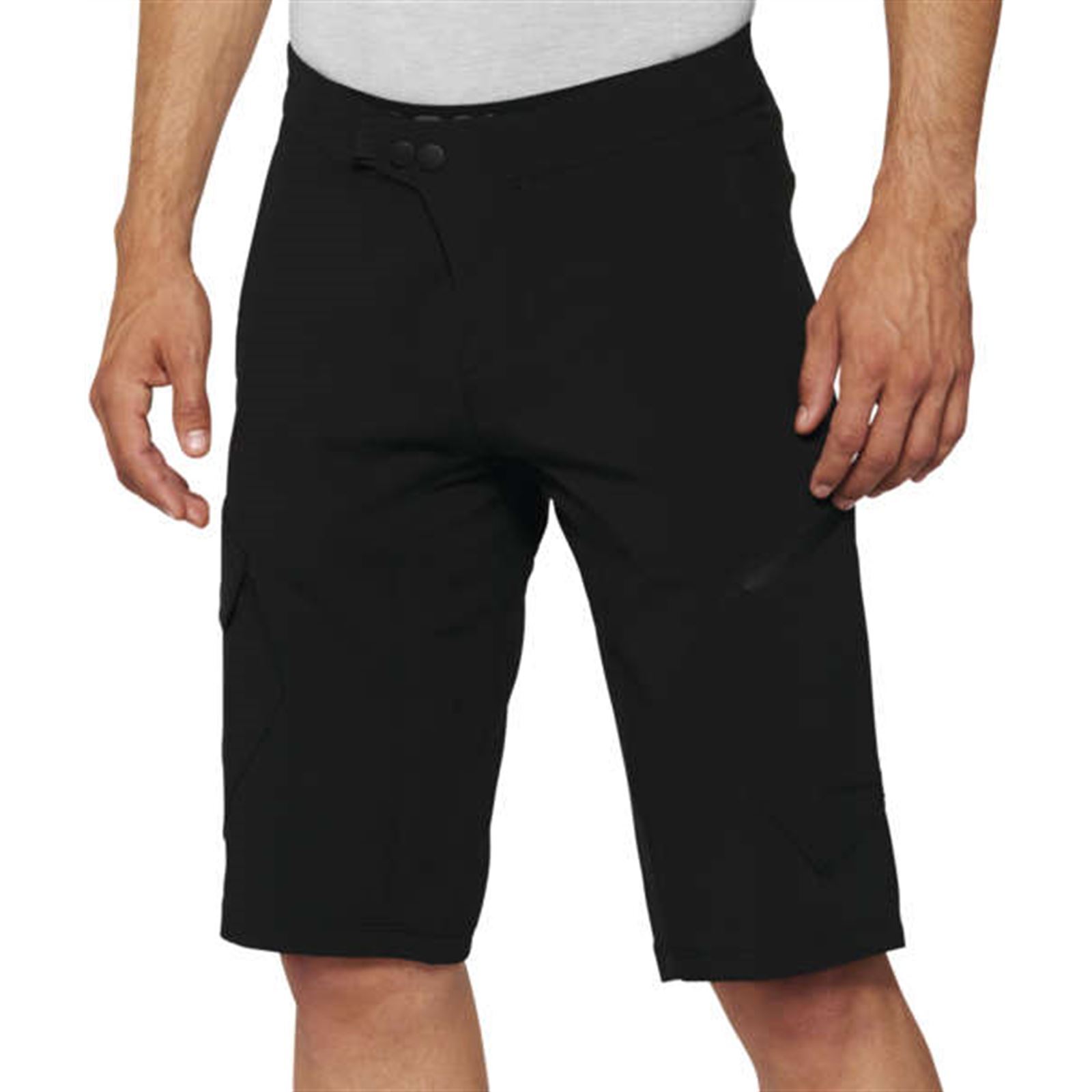 100% Ridcmp Shorts W/ Liner Blk 38 - Click Image to Close
