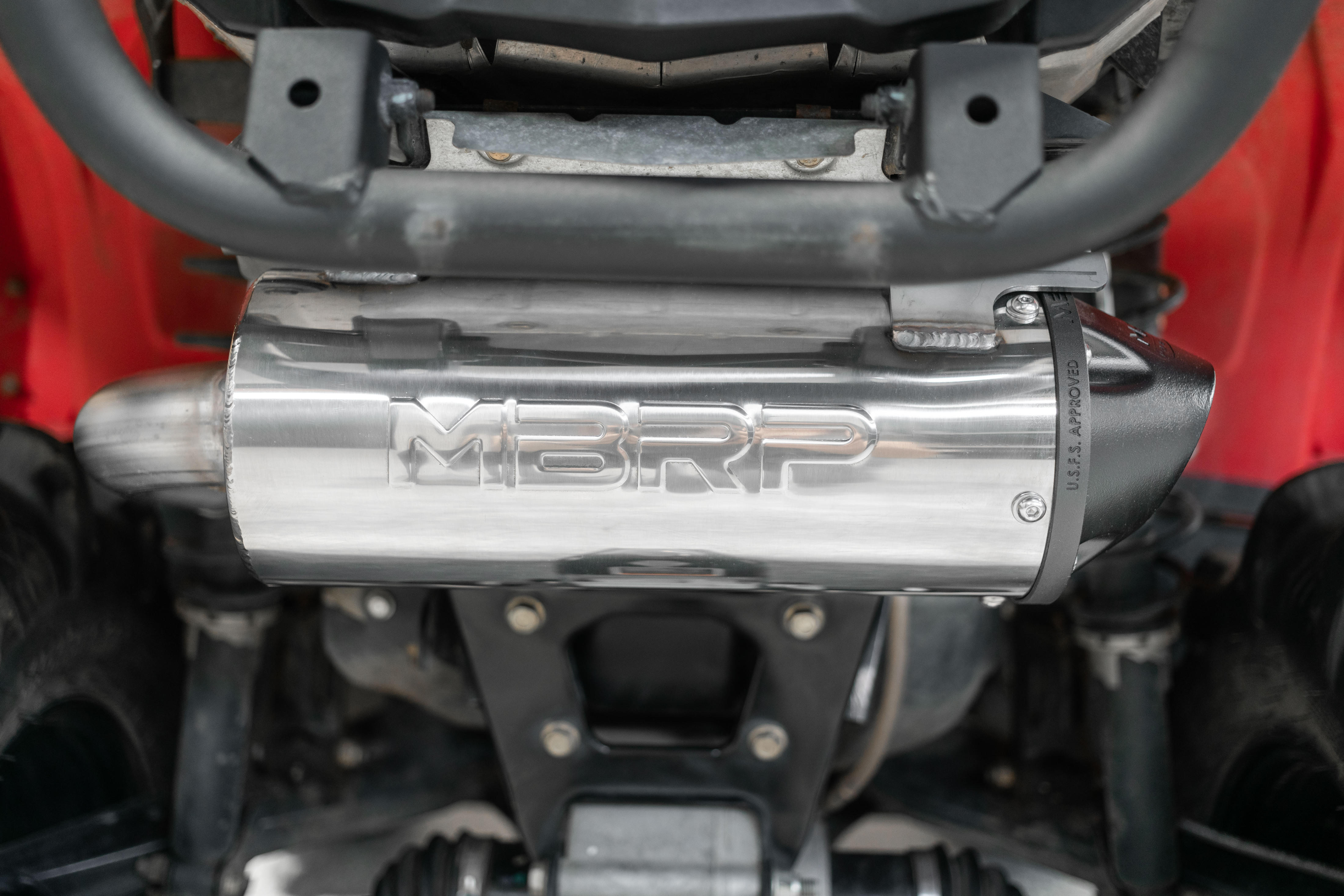 5" Performance Slip On Exhaust - For 15-22 Can-Am Outlander 450/570 - Click Image to Close