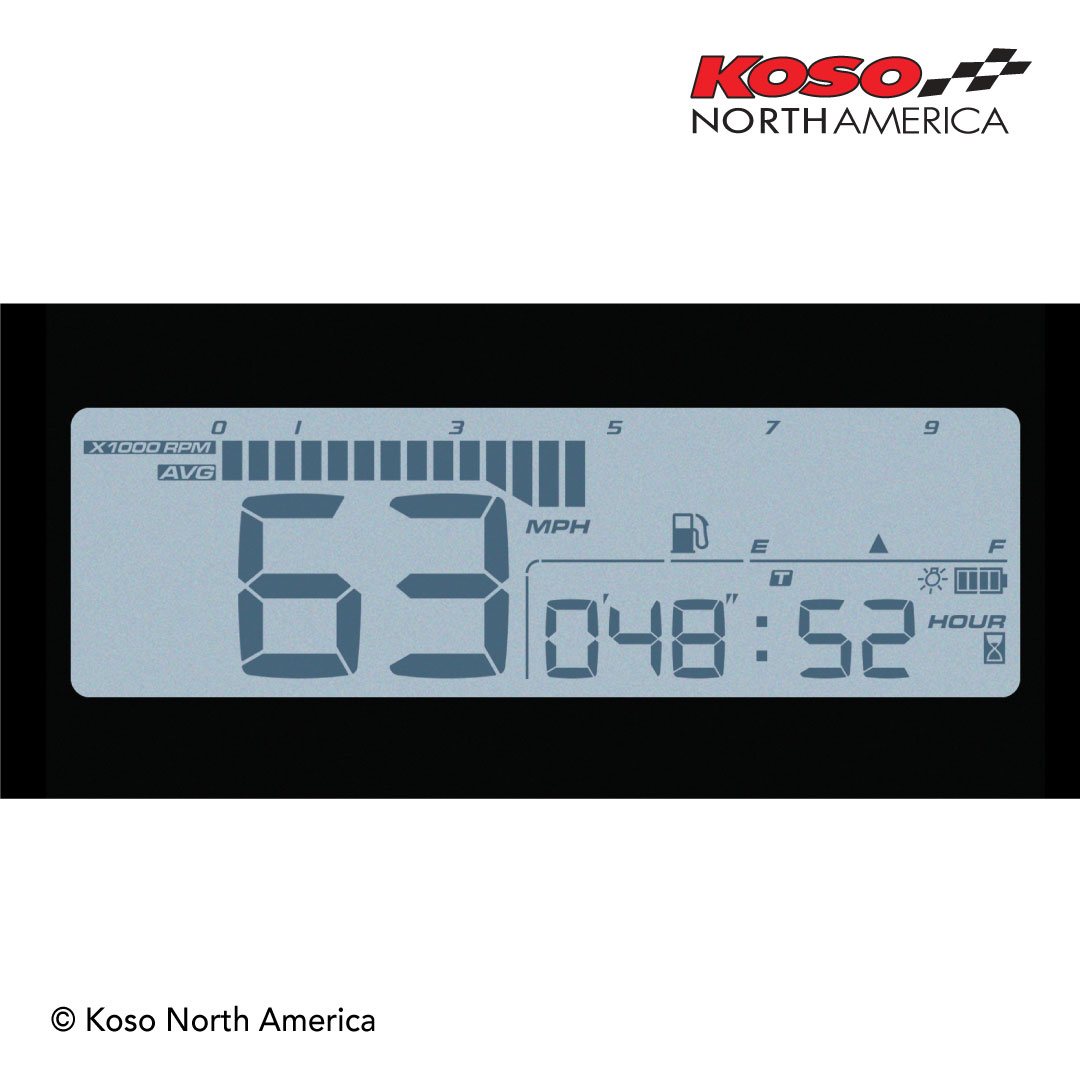 DB-01 RN Multifunction Gauge - Speedo, Tach, Fuel, & More - Click Image to Close