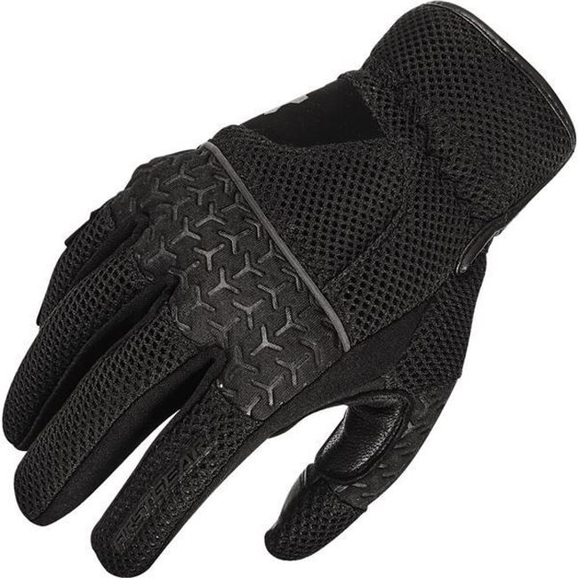 First Gear Rush Air Gloves Black Small - Click Image to Close