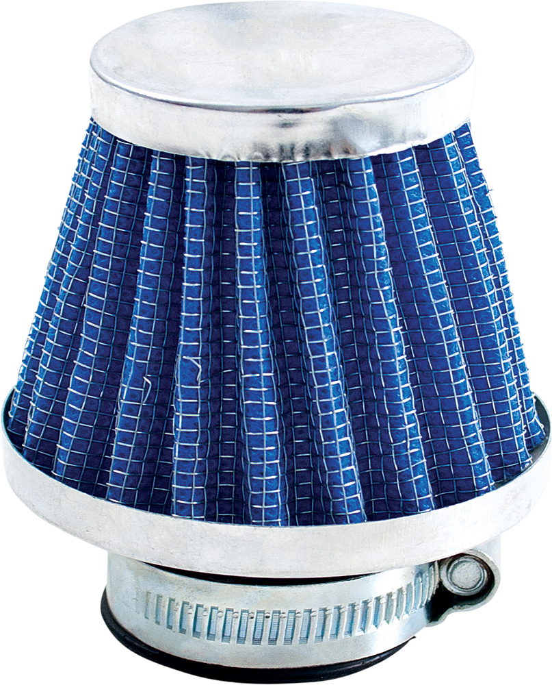Clamp On Air Filter - 38mm / 1.5" Wire Mesh Long Cone - Click Image to Close