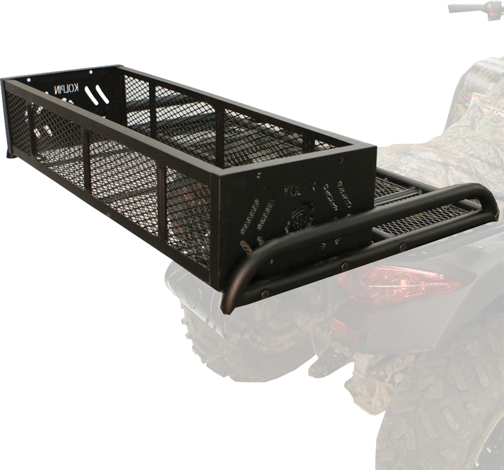 Kolpin Convertible Rear Drop Rack for ATVs and UTVs - Heavy-duty rear drop rack for ATV/UTV cargo - Click Image to Close