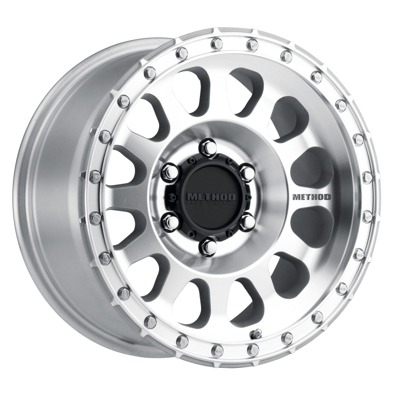 MR315 18x9 +18mm Offset 6x5.5 106.25mm CB Machined/Clear Coat Wheel - Click Image to Close