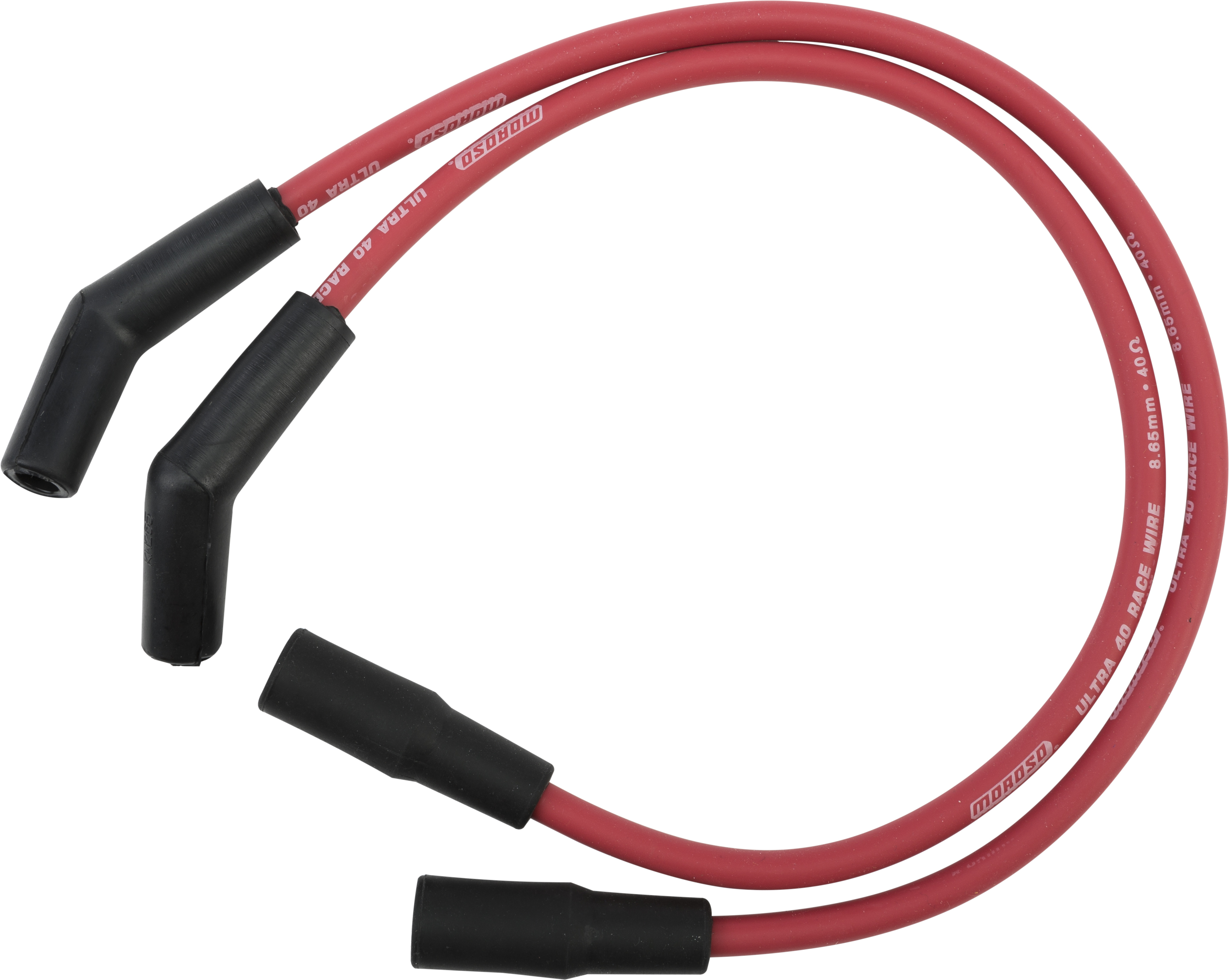 High Performance Ultra 40 Ignition Wire - Red - For 99-08 Twin Cam - Click Image to Close