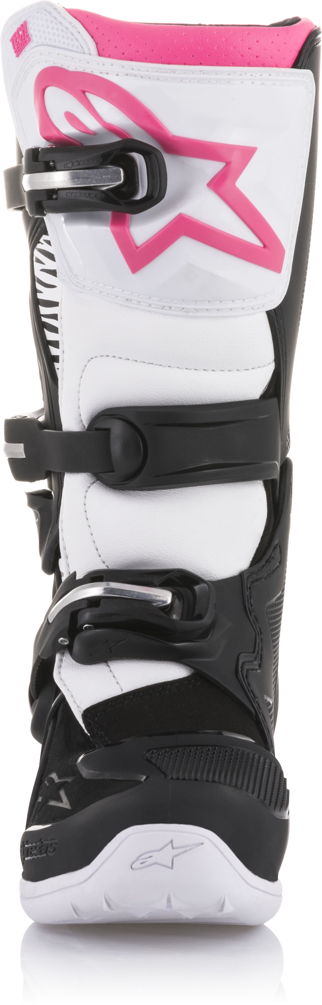 Tech 3 Stella Boots Black/White/Pink Size 8 - Click Image to Close