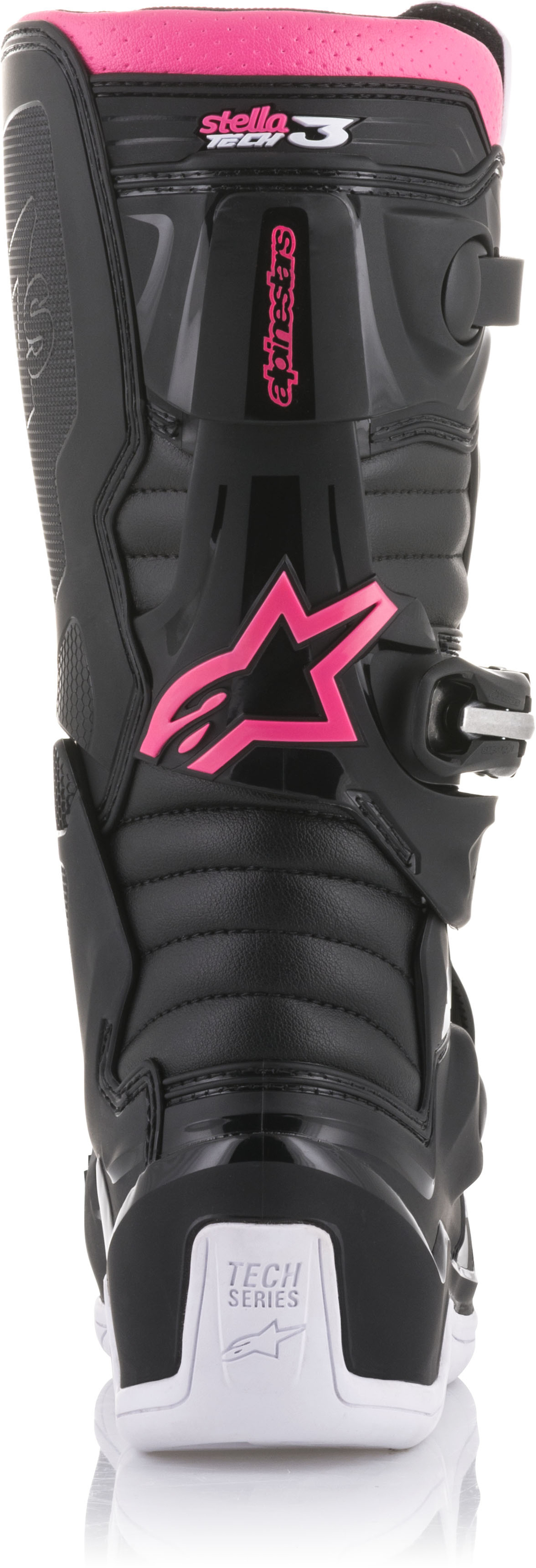 Tech 3 Stella Boots Black/White/Pink Size 8 - Click Image to Close