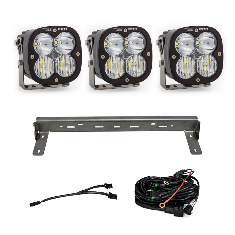 82! XL Pro LED Bumper Kit Driving/Spot/Wide Cornering Fits 15-19 Silverado 2500/3500HD - Click Image to Close