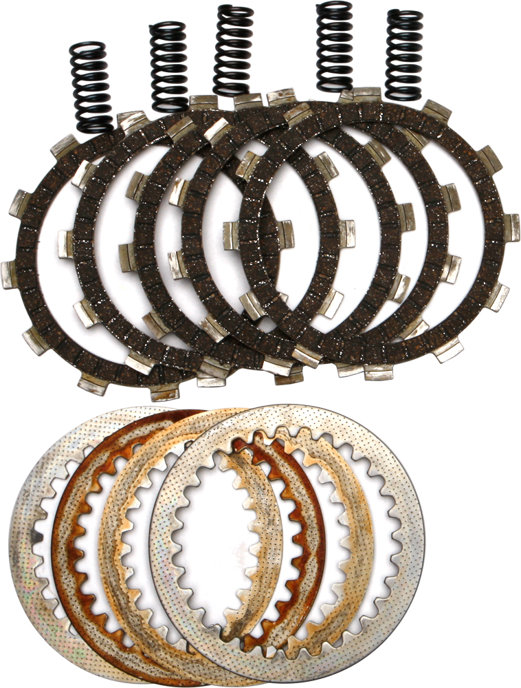 DRC Complete Clutch Kit - Cork CK Plates, Steels, & Springs - For 89-90 Suzuki RM80 - Click Image to Close