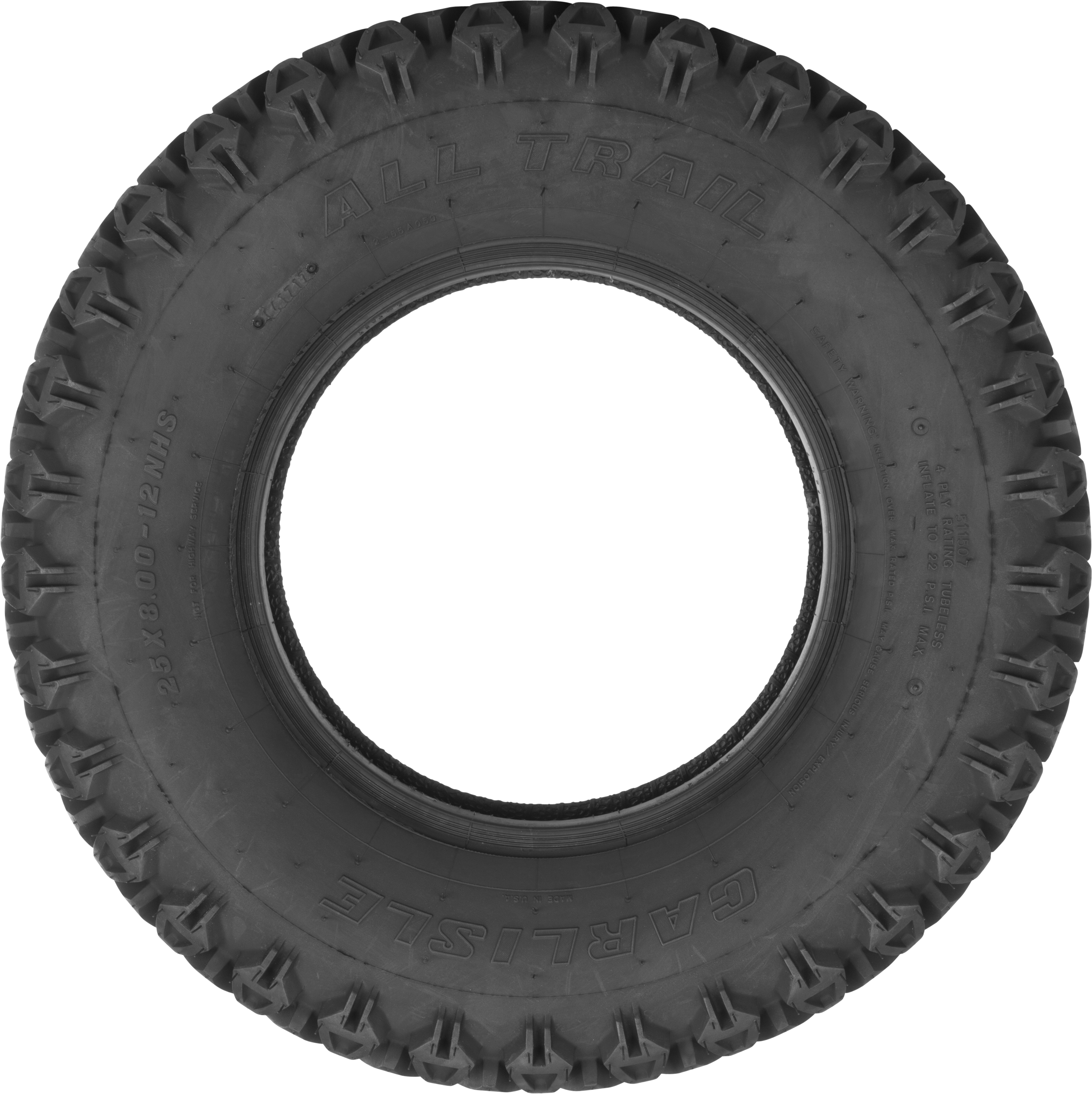 ALL TRAIL TIRE 23X8X12 - Click Image to Close