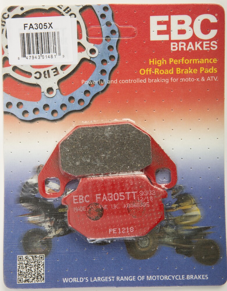 Standard Organic Rear Brake Pads - For Arctic Cat Kawasaki Kymco 50/70/90/150 - Click Image to Close