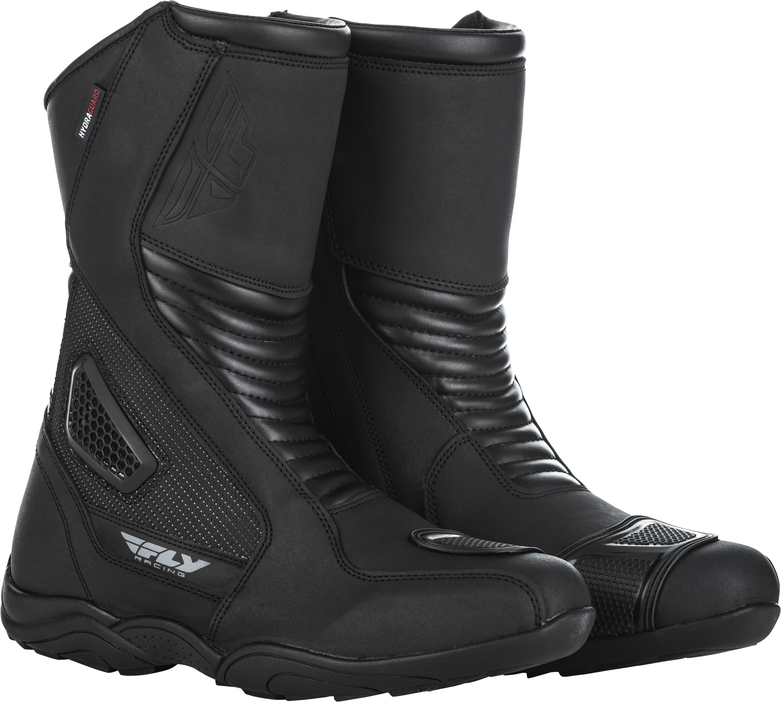 Fly Racing Milepost Boots Black Size 12 - Street riding boots Black US 12 - Click Image to Close