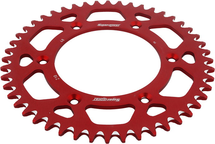 Aluminum Rear Sprocket 48T Red - Click Image to Close