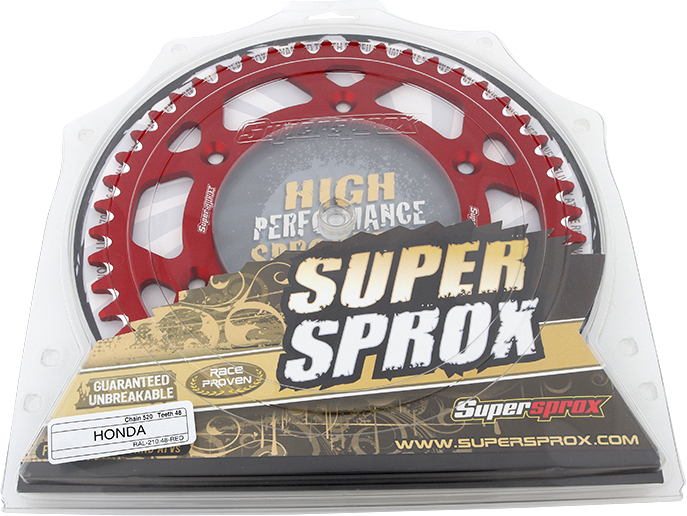 Aluminum Rear Sprocket 48T Red - Click Image to Close