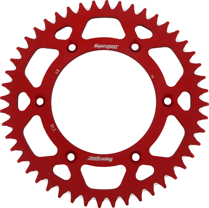 Aluminum Rear Sprocket 48T Red - Click Image to Close