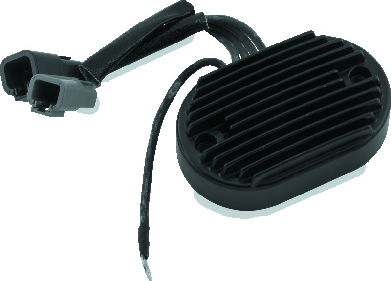 TwinPower Voltage Regulator Black 40 Amp For 2007 FXST FLST - Fits 2007 FXST and FLST Harley models - Click Image to Close