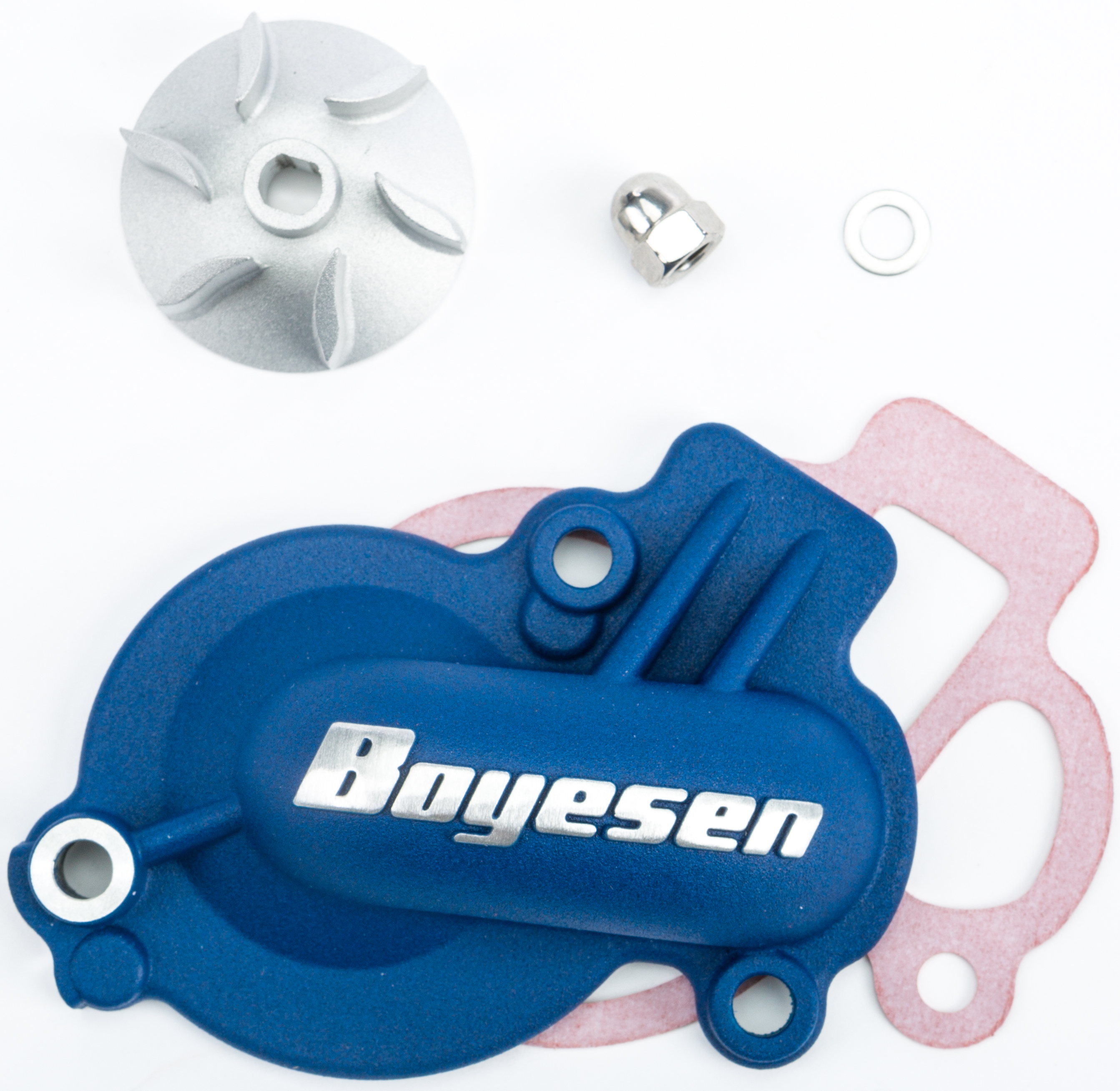 Waterpump Cover Impeller Kit Blue - 16-19 Husqvarna KTM 450/500 - Click Image to Close