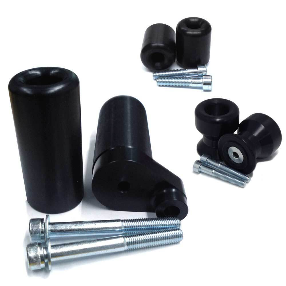 No Cut Black Complete Slider Kit - For 08-16 Yamaha R6 - Click Image to Close