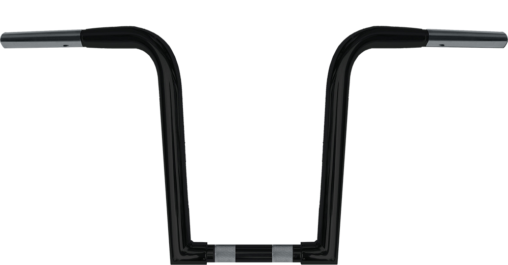 Chubby Outlawz Ape Bar 10" Satin Black - For 88-11 HD Softail - Click Image to Close