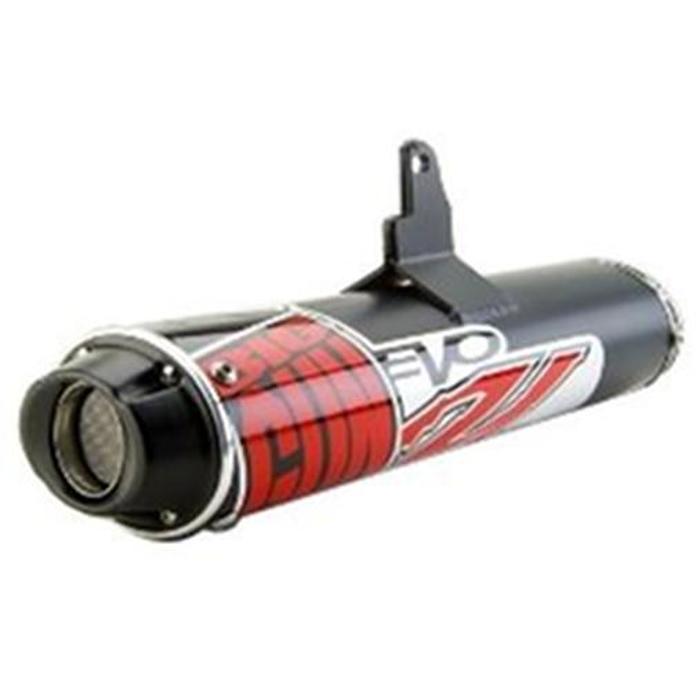 Big Gun EVO U Slip-On Exhaust Black Fits 04-08 Outlander 400 MAX - Click Image to Close