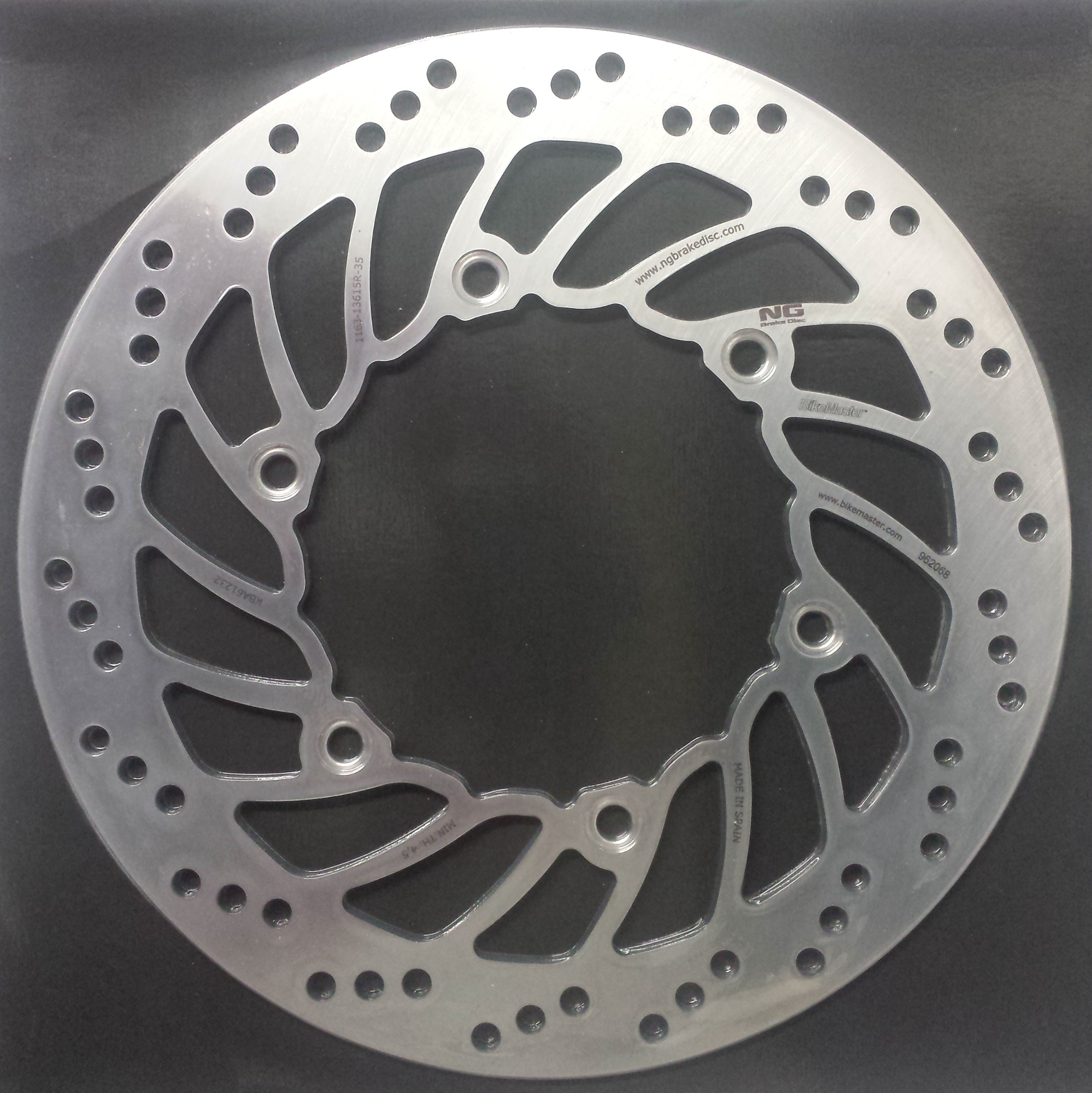 BikeMaster Front Fixed 310mm Brake Rotor Fits Triumph Bonneville/T100 - Click Image to Close