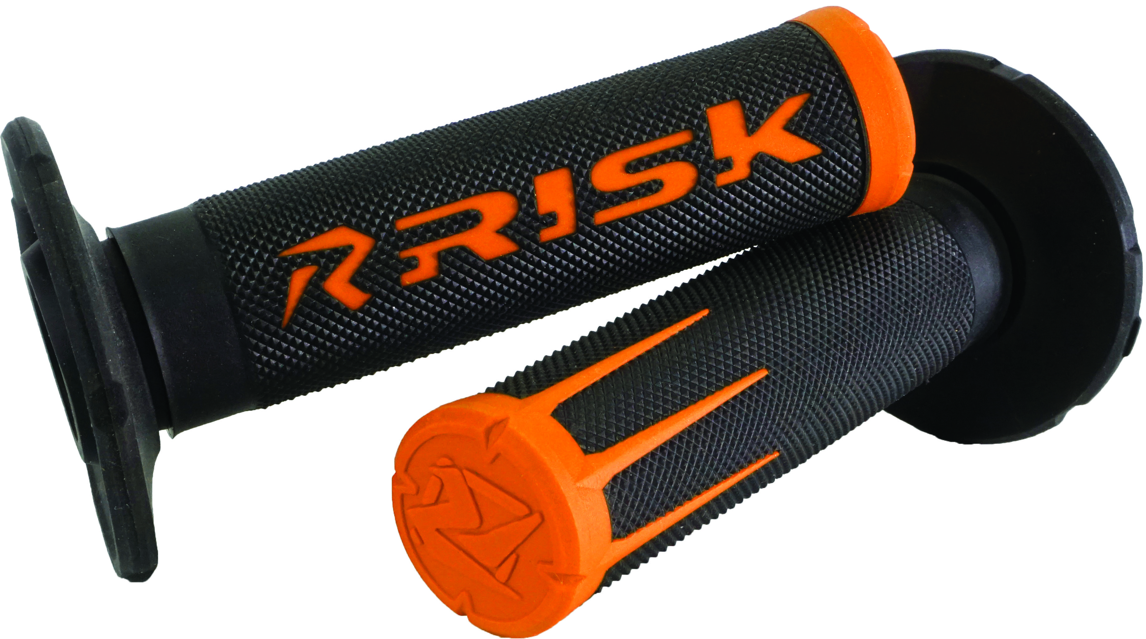 Fusion 2.0 Motorcycle Grips Orange - Click Image to Close