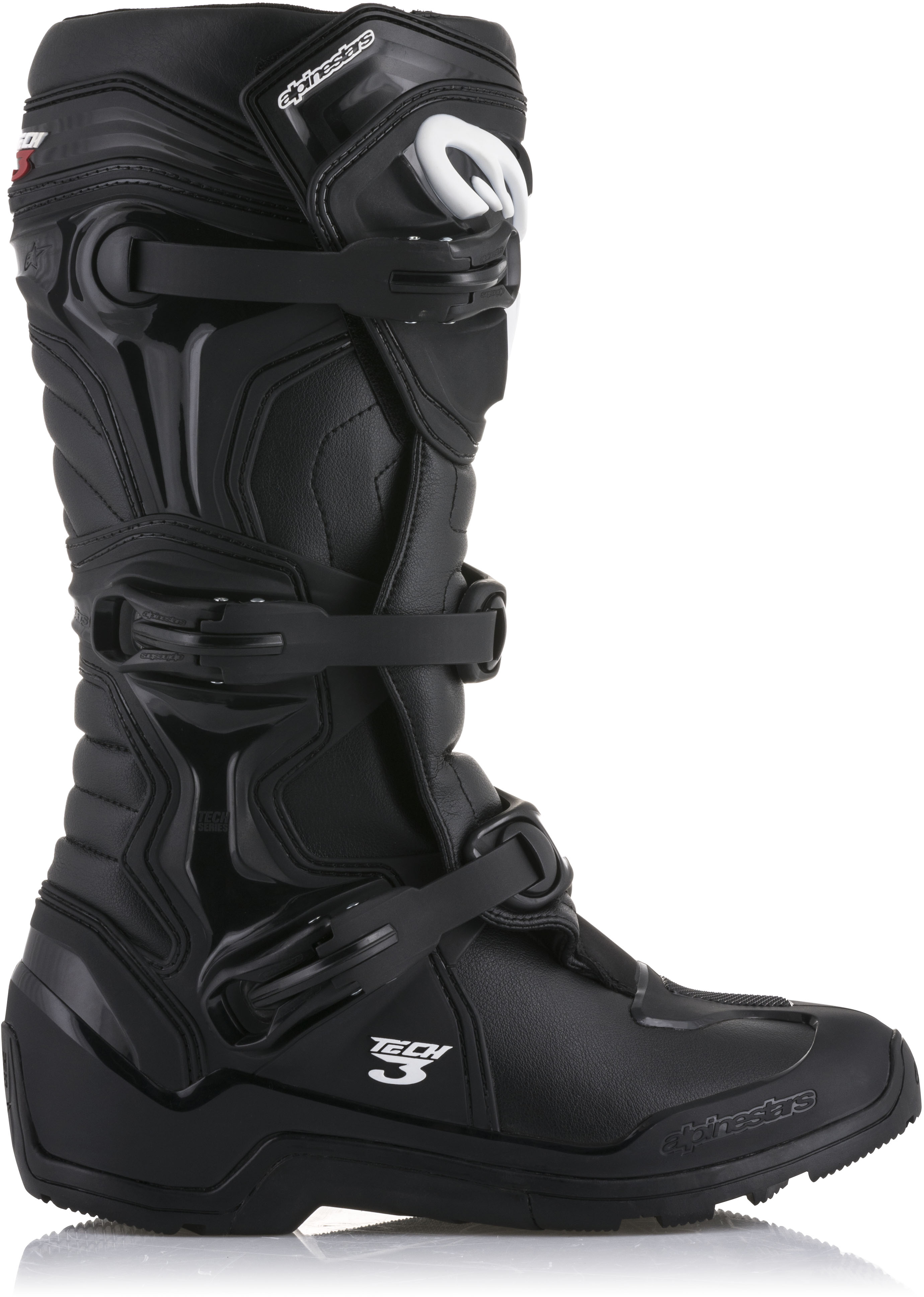 Tech 3 Enduro Boots Black Size 7 - Click Image to Close