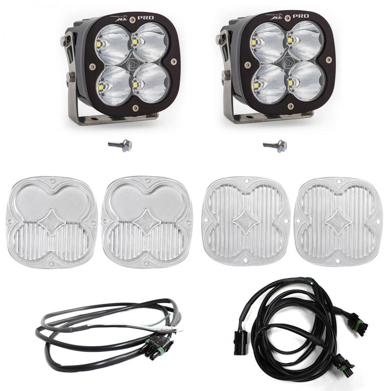 Baja Designs A-Pillar Light Kit XL Pro Spot w/Upfitter Fits 2021+ Ford Bronco - Click Image to Close