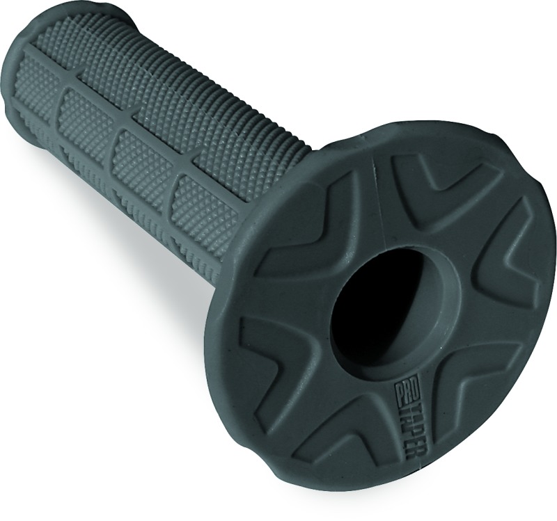 ProTaper 1/2 Waffle Grips Medium Dark Gray - Medium dark gray grips for MX and offroad bars - Click Image to Close