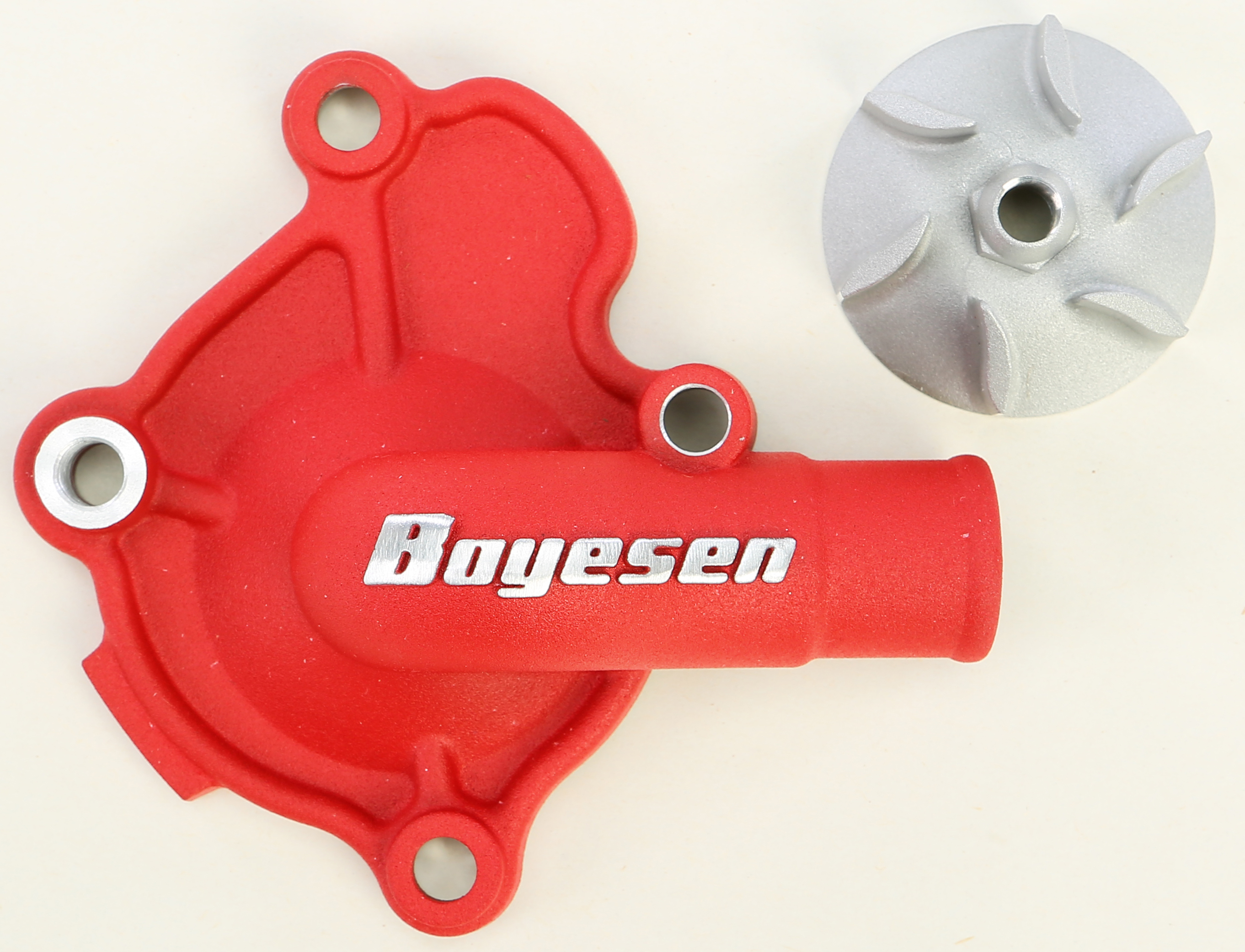 Waterpump Cover Impeller Kit Red - For 10-17 Honda CRF250R - Click Image to Close