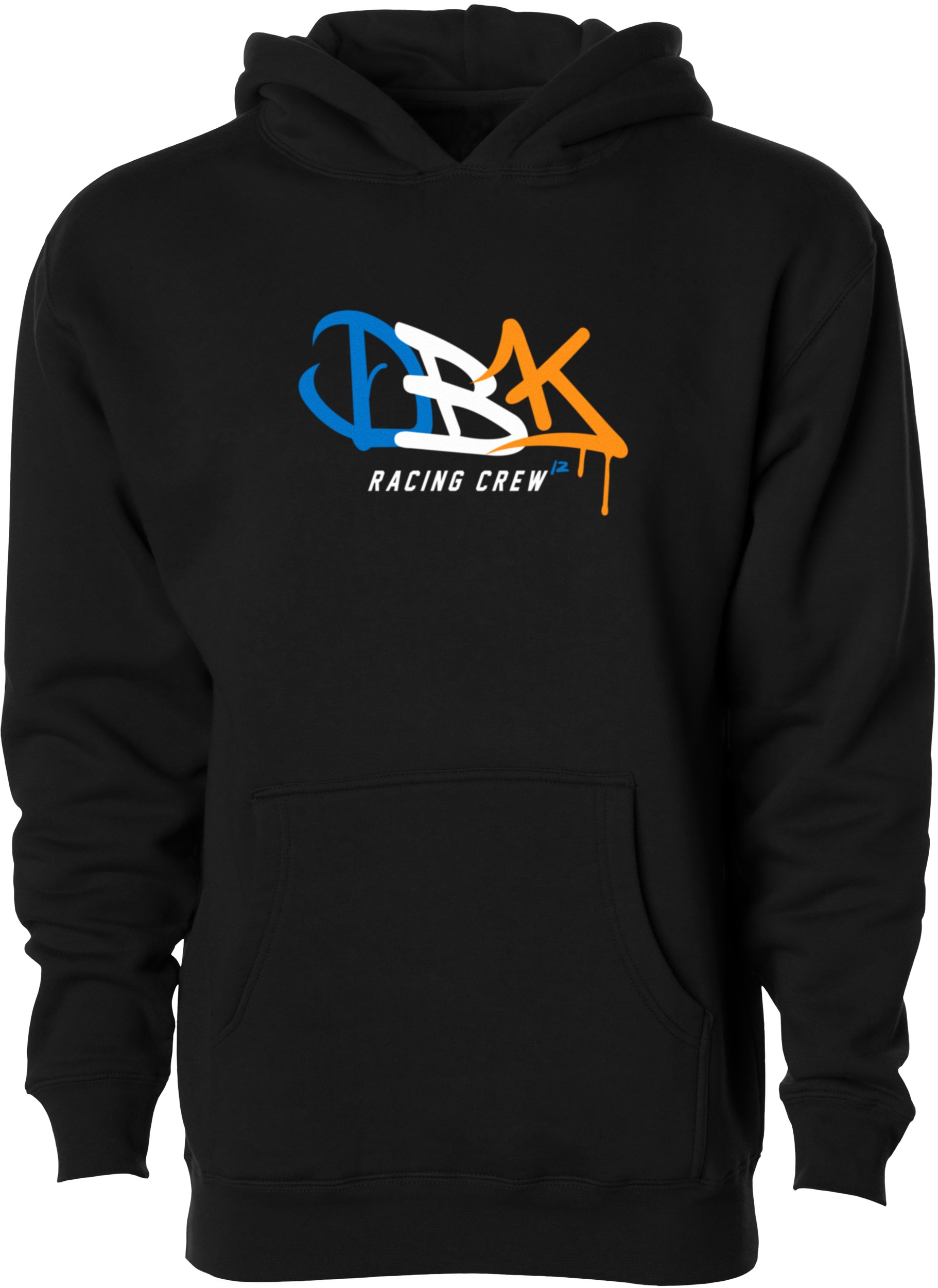DBK Drippy Youth Hoodie Black XL - Youth XL black hoodie from DBK in cotton/poly blend - Click Image to Close