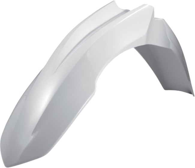 Front Fender - White - For 09-12 Honda CRF450R 10-13 CRF250R - Click Image to Close
