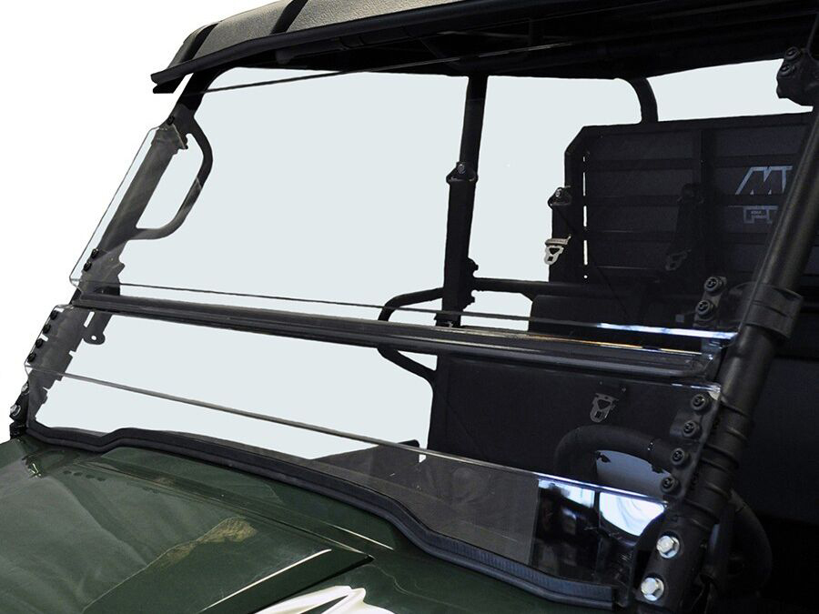 D-2 Full Tilting Windshield - For 15-19 Kawasaki KAF820 Mule Pro - Click Image to Close