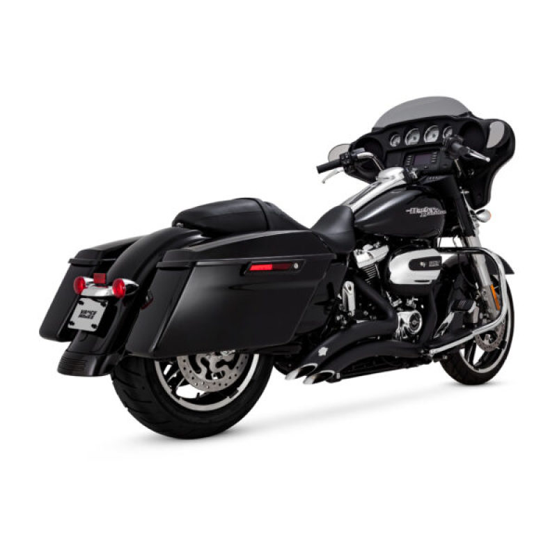 Vance & Hines Big Radius 2-2 Black Exhaust Fits HD Dresser 2017-2022 - Click Image to Close